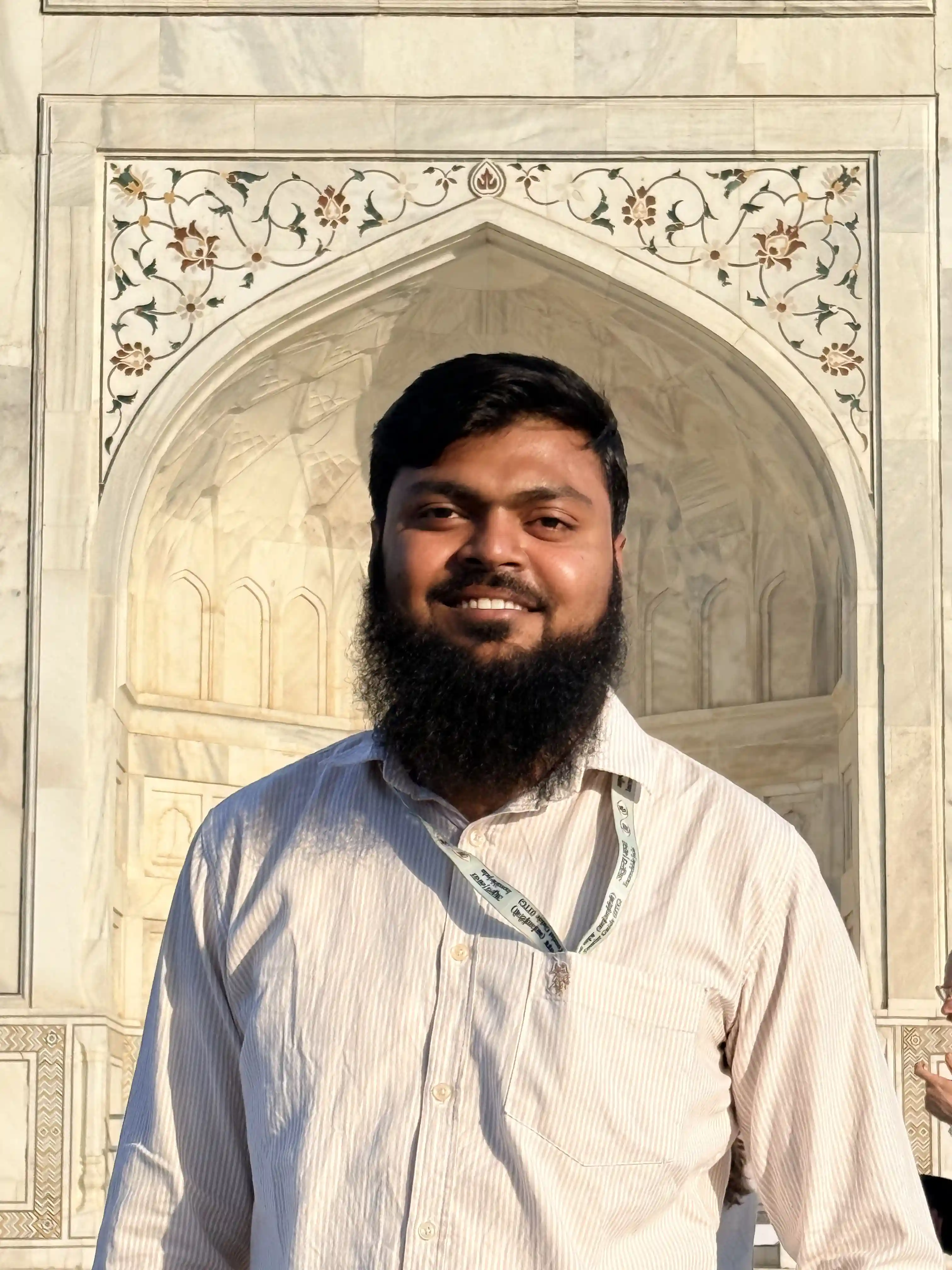 Kamran Khan at the Taj Mahal